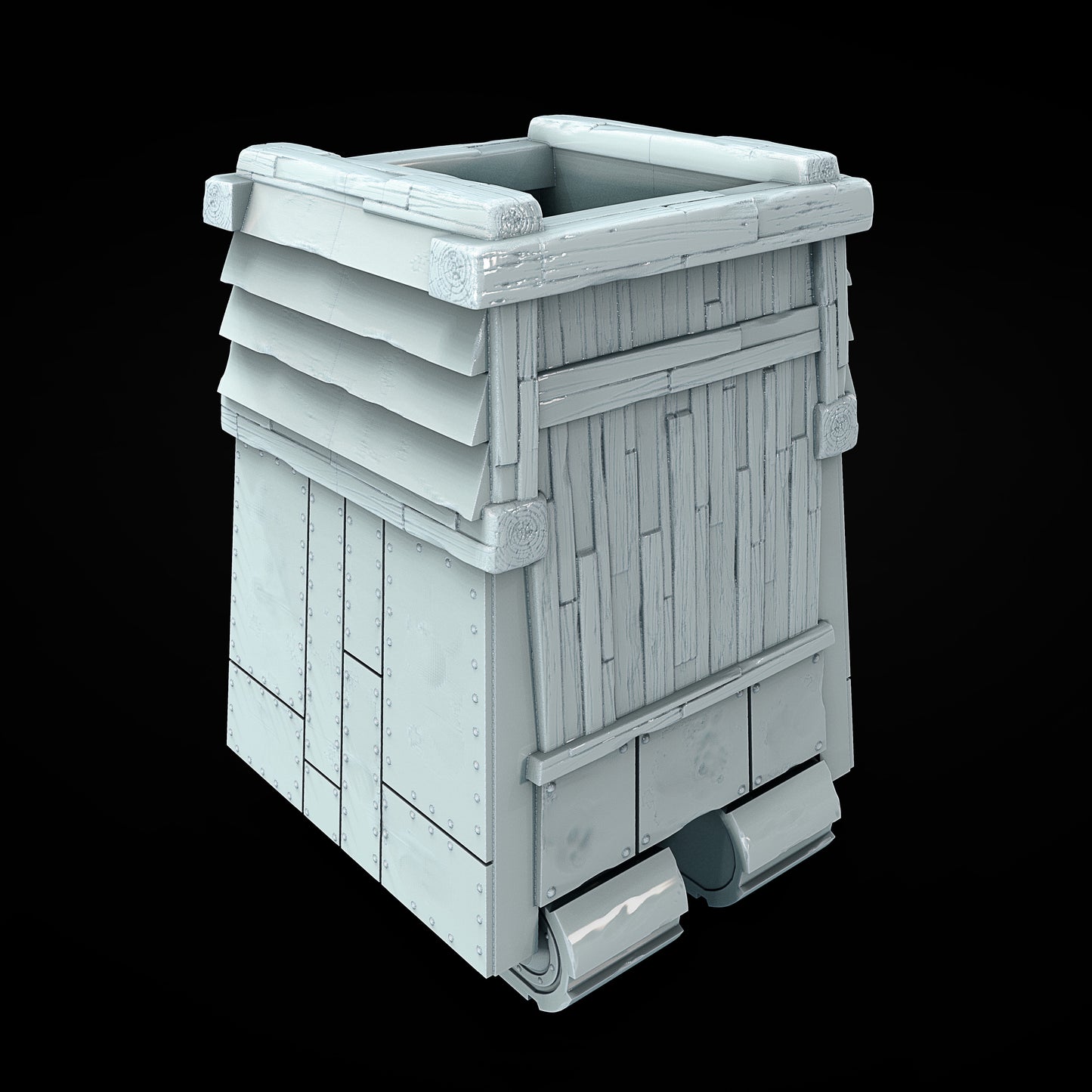 Czołg Sułtanatu – grimdark model 3D do Trench Crusade, autor Juan Manuel Vargas Villate