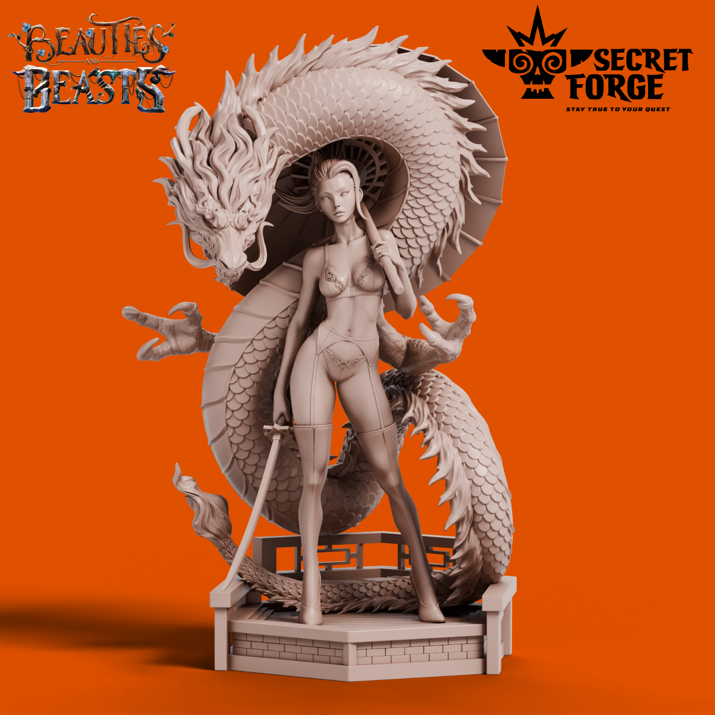 Figurka Luna – Opiekunka smoków – Secret Forge | miniatura kolekcjonerska 75mm / 112mm