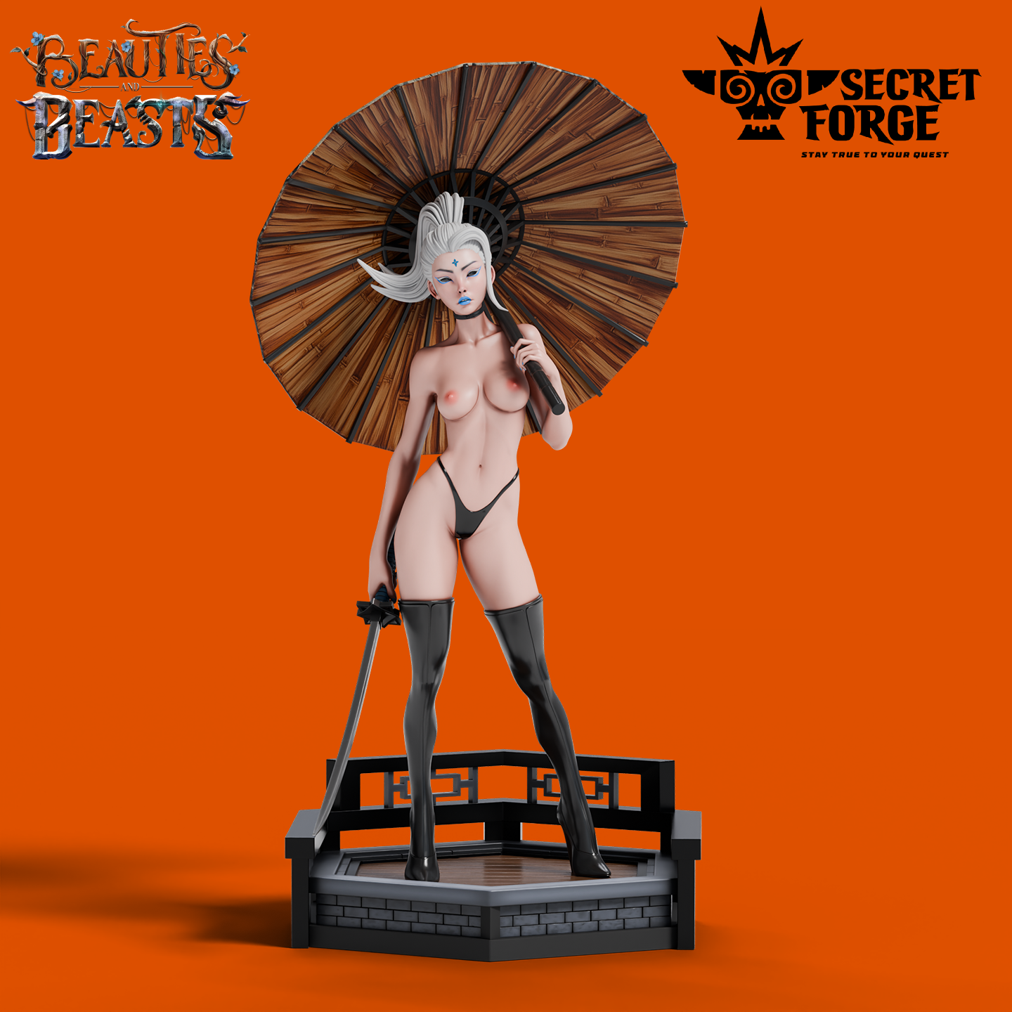 Figurka Luna – Wojowniczka – Secret Forge | miniatura kolekcjonerska 75mm / 112mm