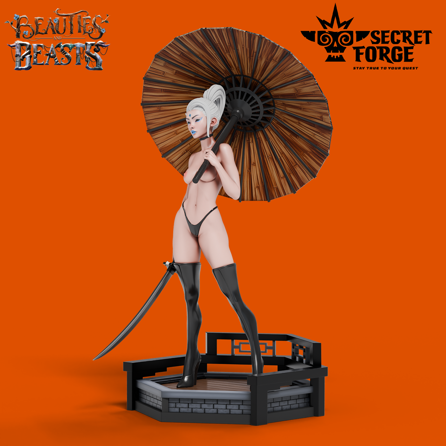 Figurka Luna – Wojowniczka – Secret Forge | miniatura kolekcjonerska 75mm / 112mm