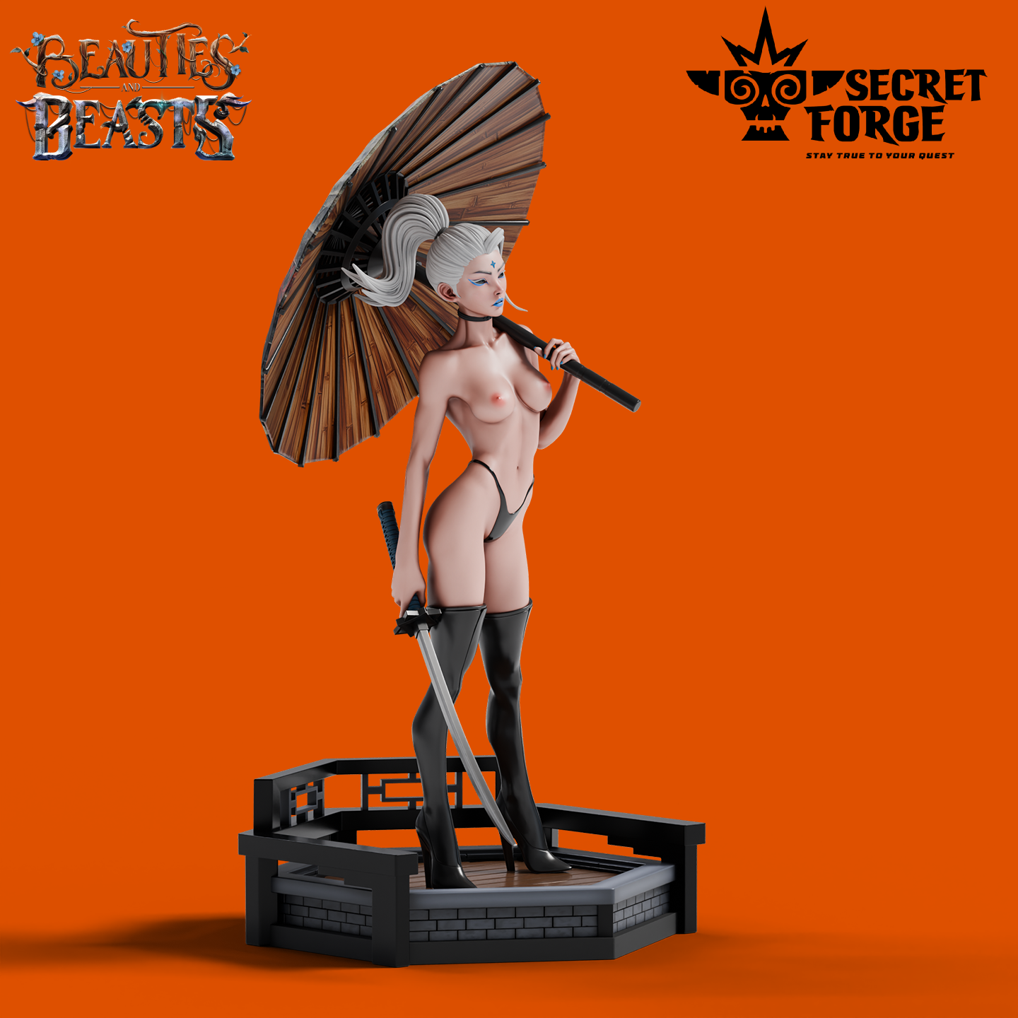 Figurka Luna – Wojowniczka – Secret Forge | miniatura kolekcjonerska 75mm / 112mm