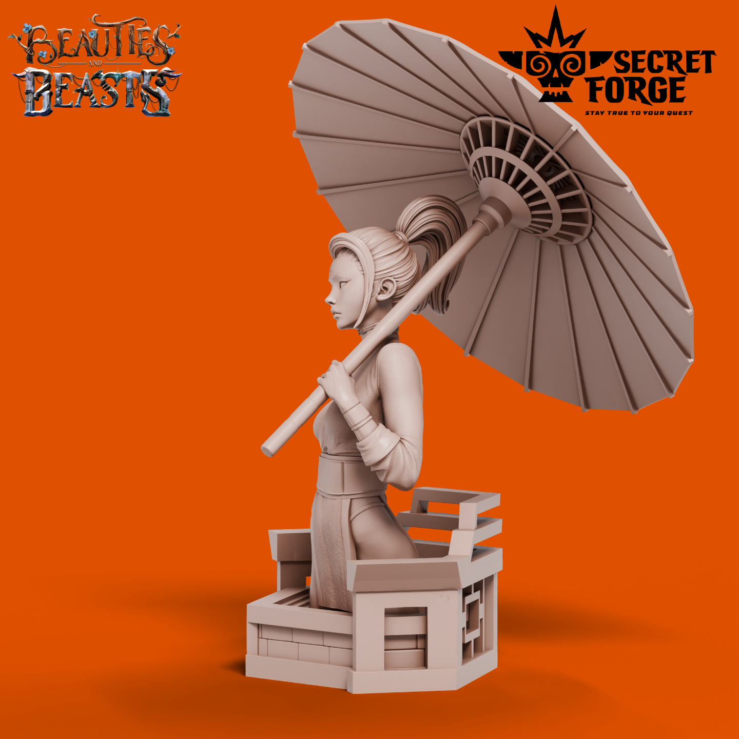 Figurka Luna – Secret Forge | popiersie fantasy | miniatura kolekcjonerska 1:12