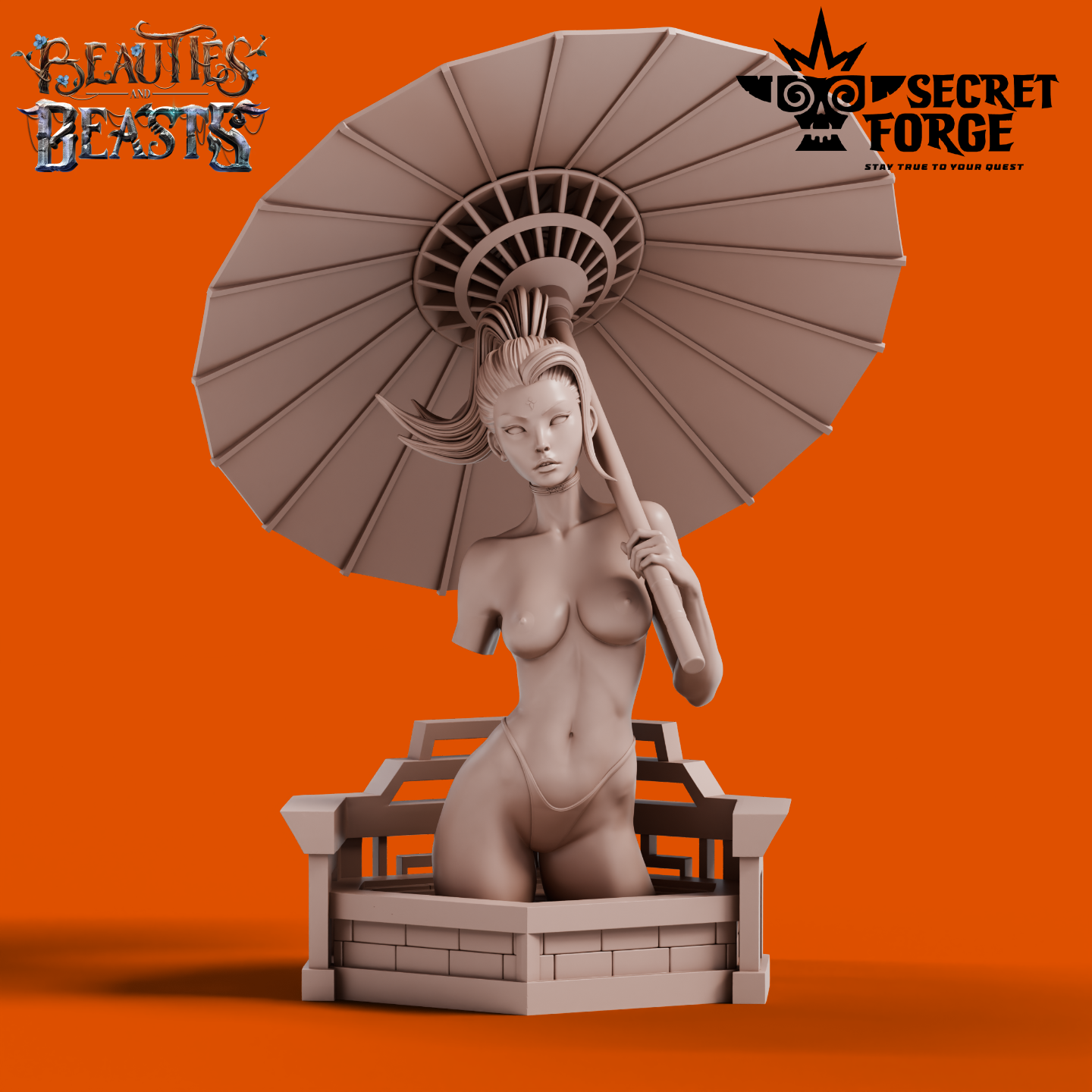 Figurka Luna – Secret Forge | popiersie fantasy | miniatura kolekcjonerska 1:12