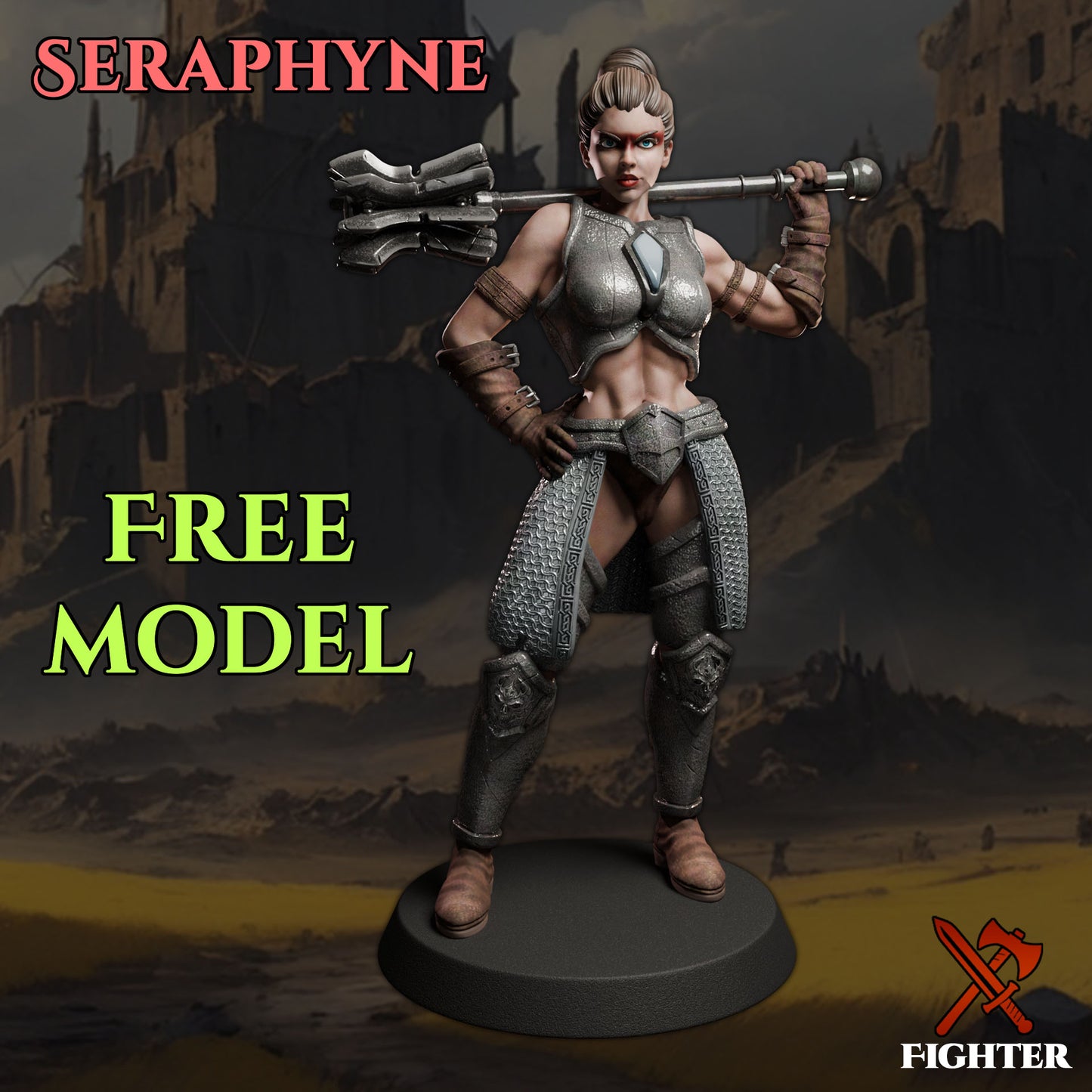 Seraphyne – Sammelfigur 32 mm / 75 mm – Ladies of the Dark 2