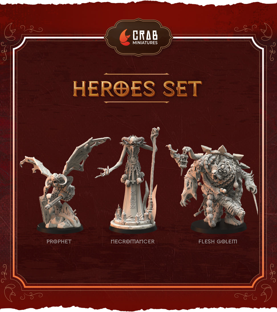 Candles of Heresy zestaw grimdarkowych figurek 32 mm Trench Crusade