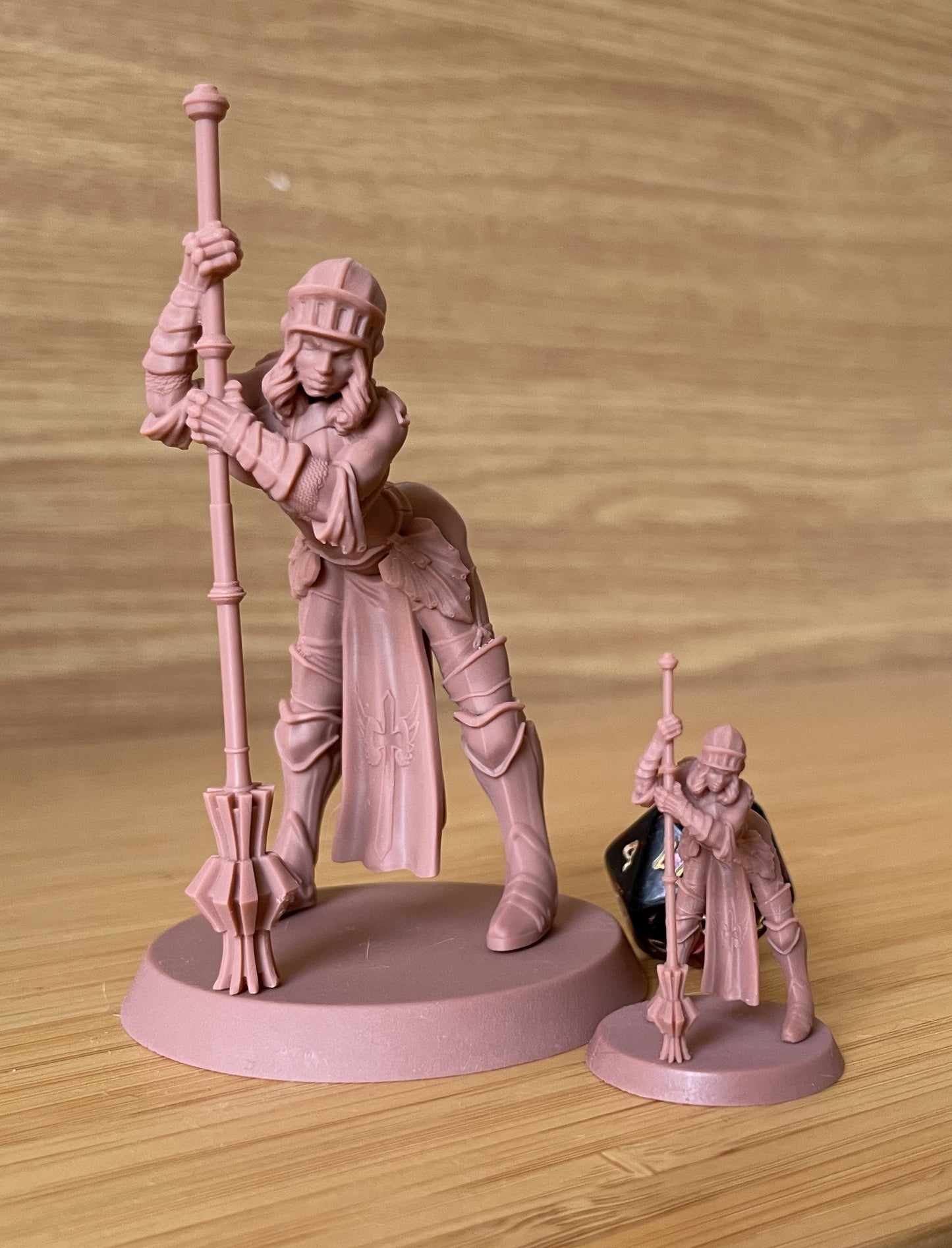 Sindra painted female fighter miniature 75mm by Black Bird Miniatures