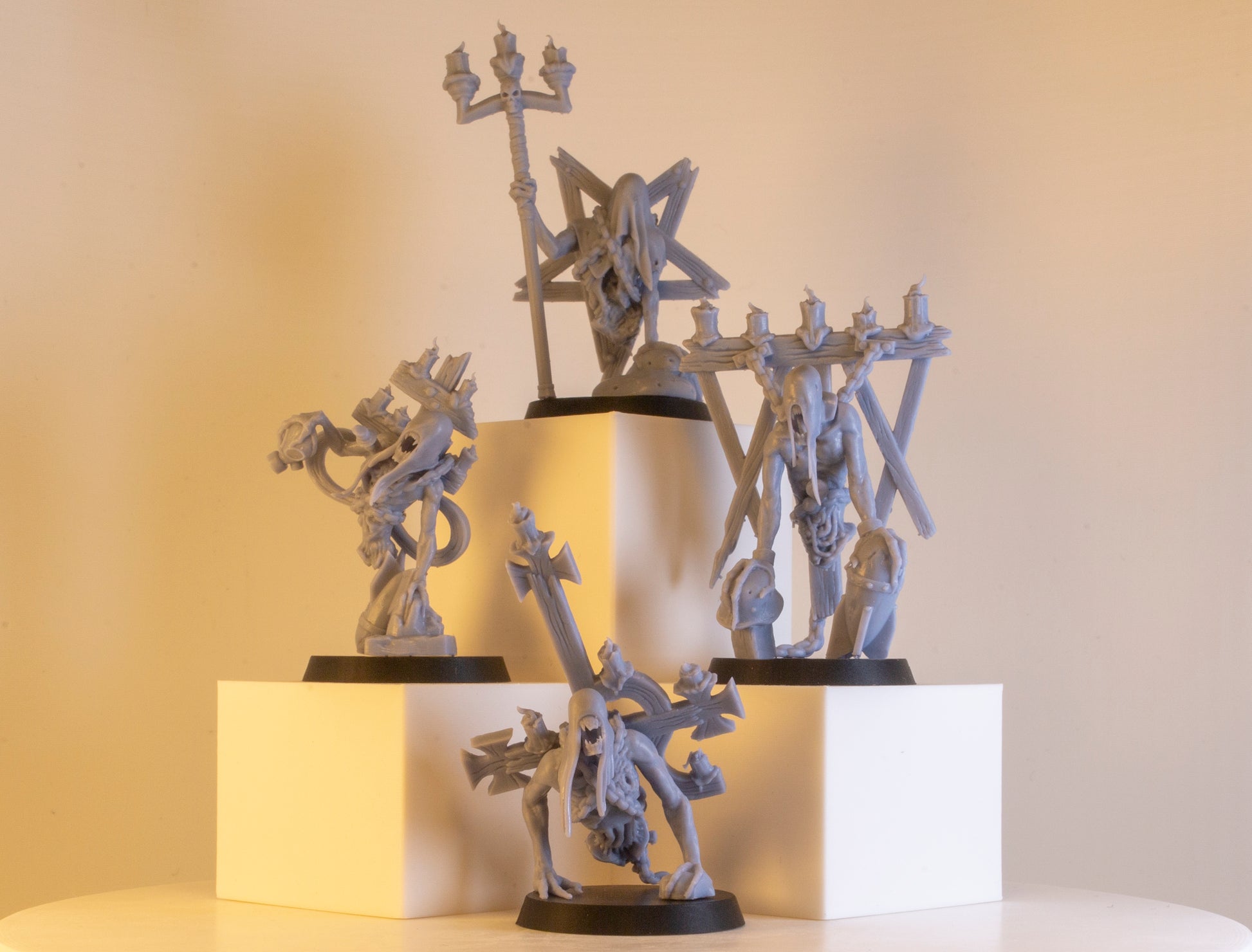 Candles of Heresy zestaw grimdarkowych figurek 32 mm Trench Crusade