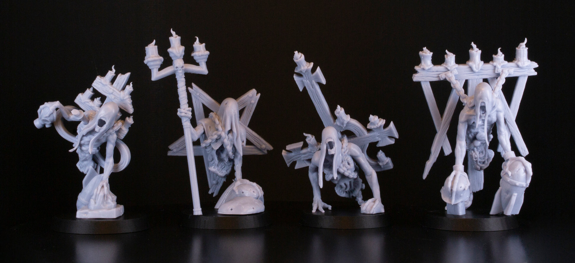 Candles of Heresy zestaw grimdarkowych figurek 32 mm Trench Crusade