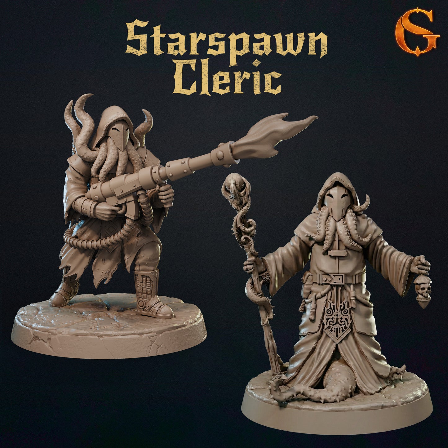 Grimdark Army - Mega Set (19 Figures, 5 Squads) - SolGood Creations | 16K ABS-Like Print