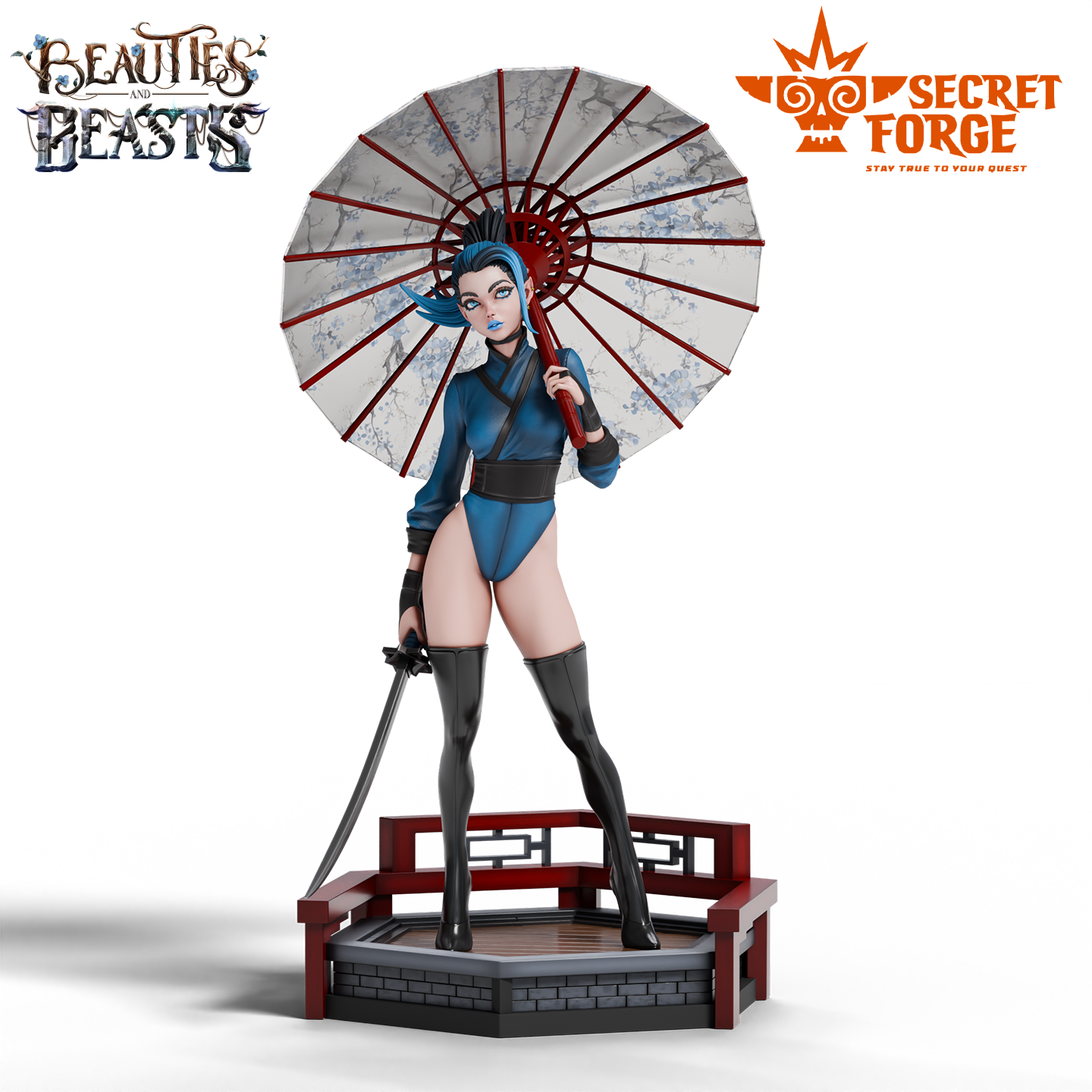 Figurka Luna – Wojowniczka – Secret Forge | miniatura kolekcjonerska 75mm / 112mm