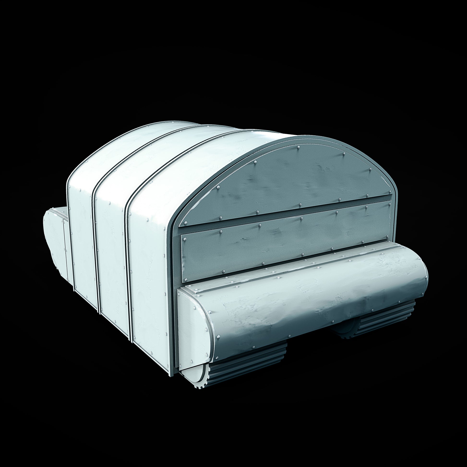 Czołg Kościelny V1A – grimdark model 3D do Trench Crusade, autor Juan Manuel Vargas Villate