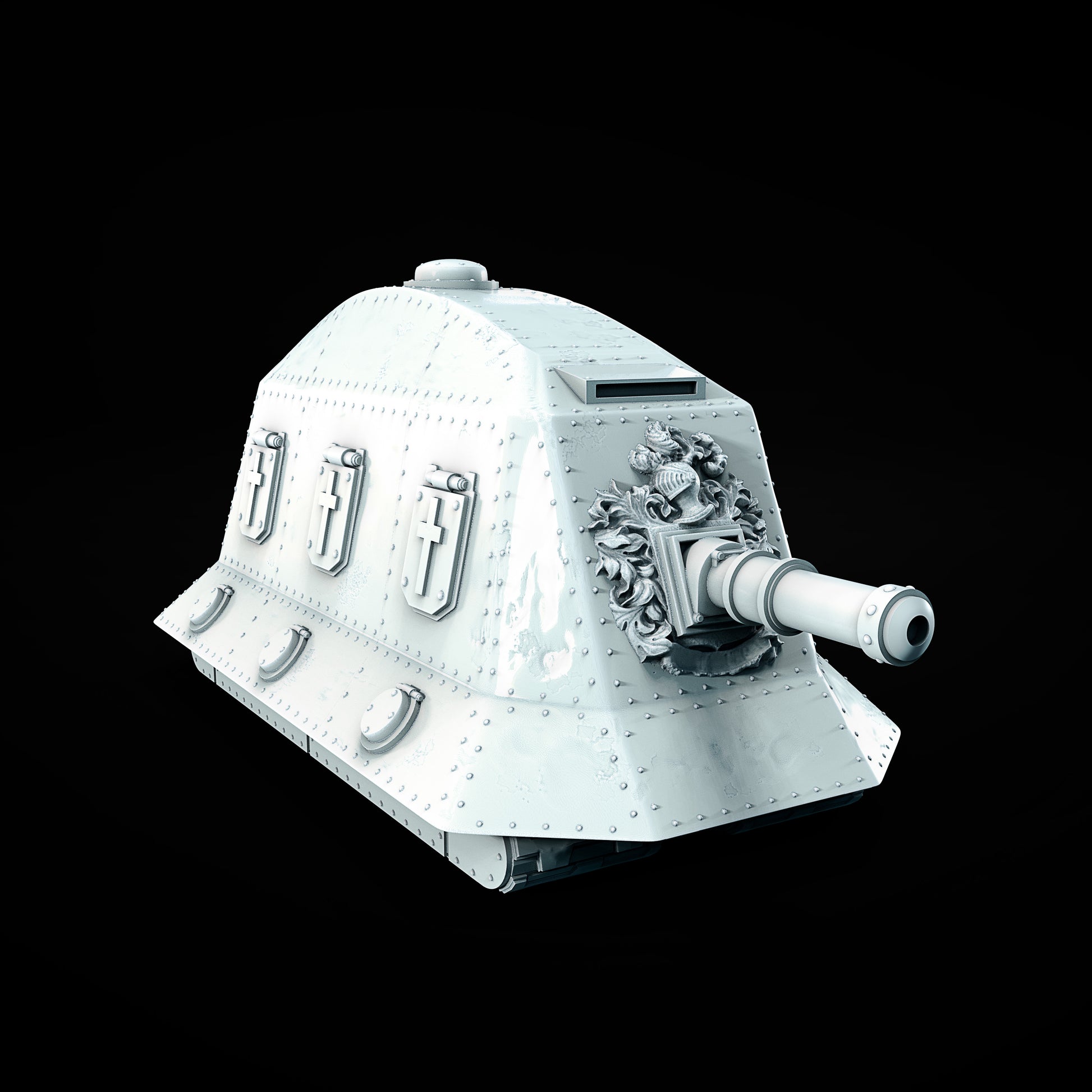 Czołg V3 – grimdark model do Trench Crusade, autor Juan Manuel Vargas Villate