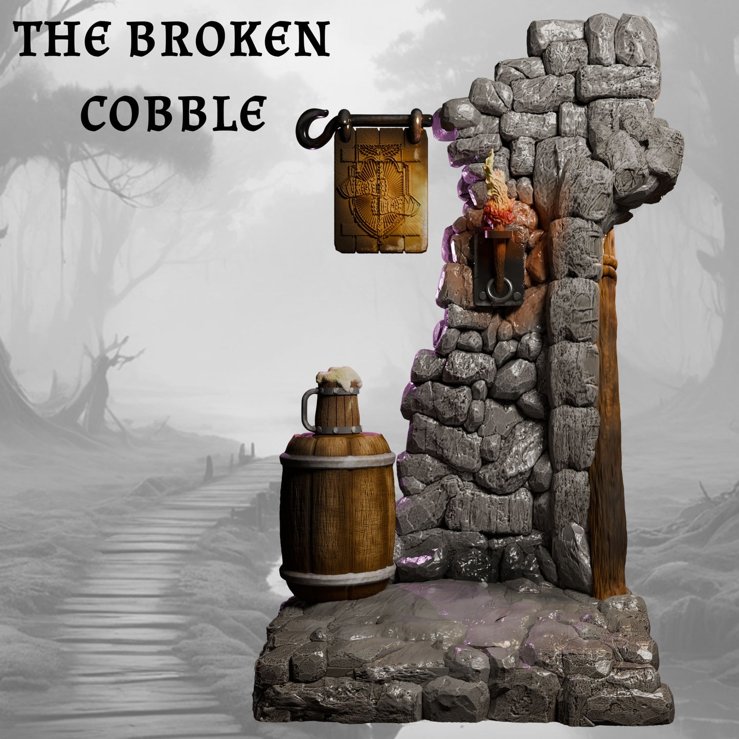 Bramka – Engineer | Ladies of the Dark Age | Figurka kolekcjonerska 32 mm / 75 mm | Black Bird Miniatures