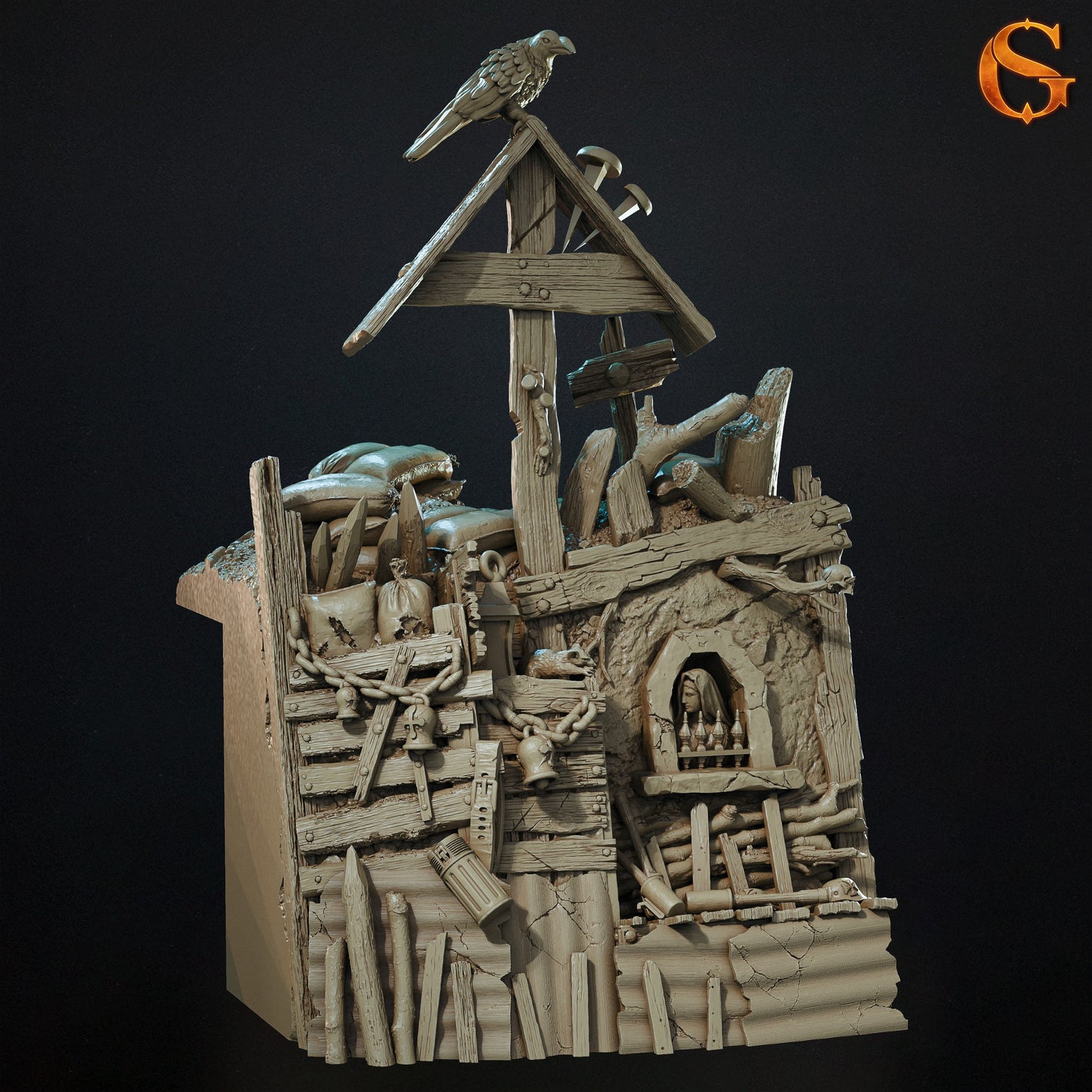 Modularne Okopy 3D do Trench Crusade – Sol Good Creations | Tereny do bitewniaków