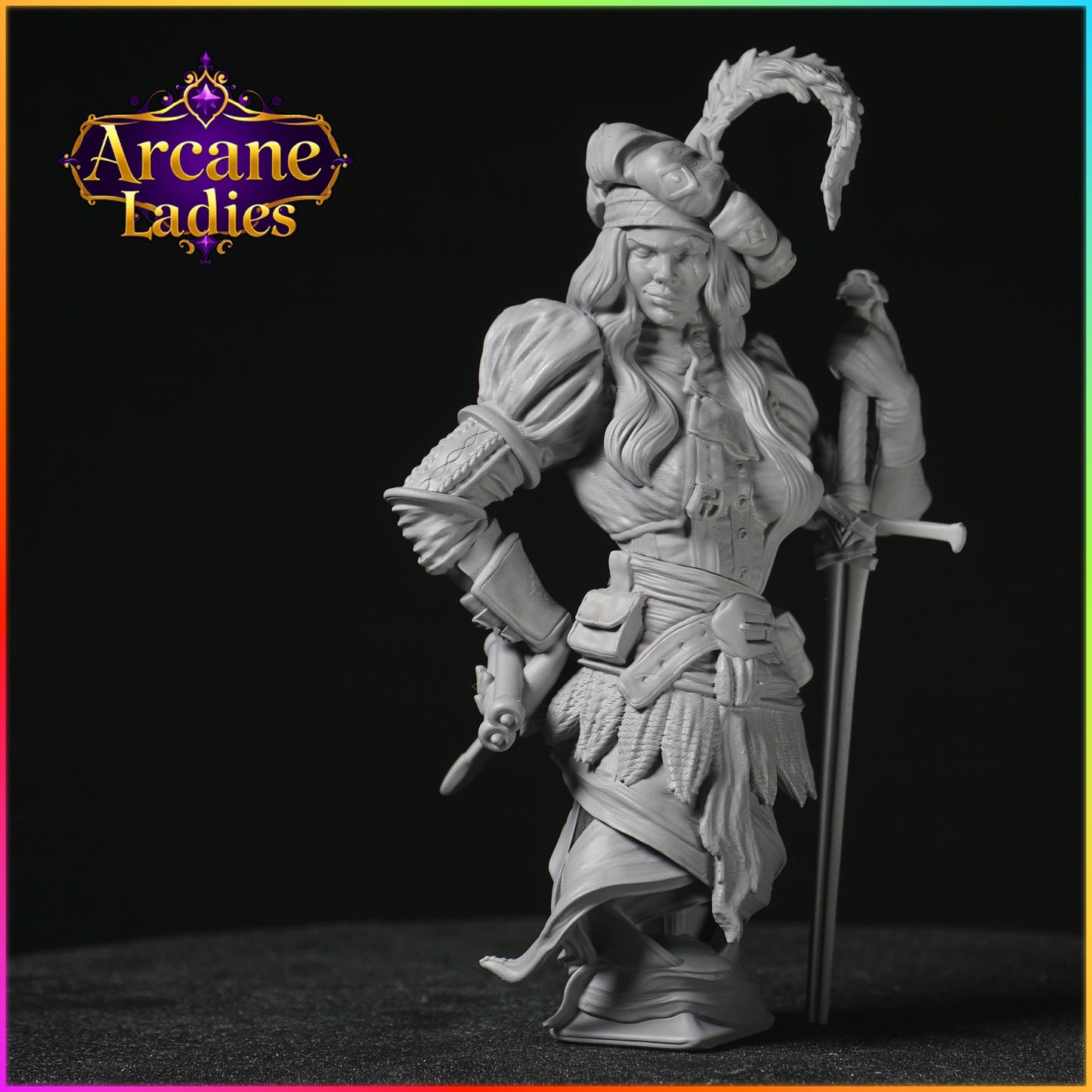 Vaelindra — Ladies of the Arcane (Black Bird Miniatures)