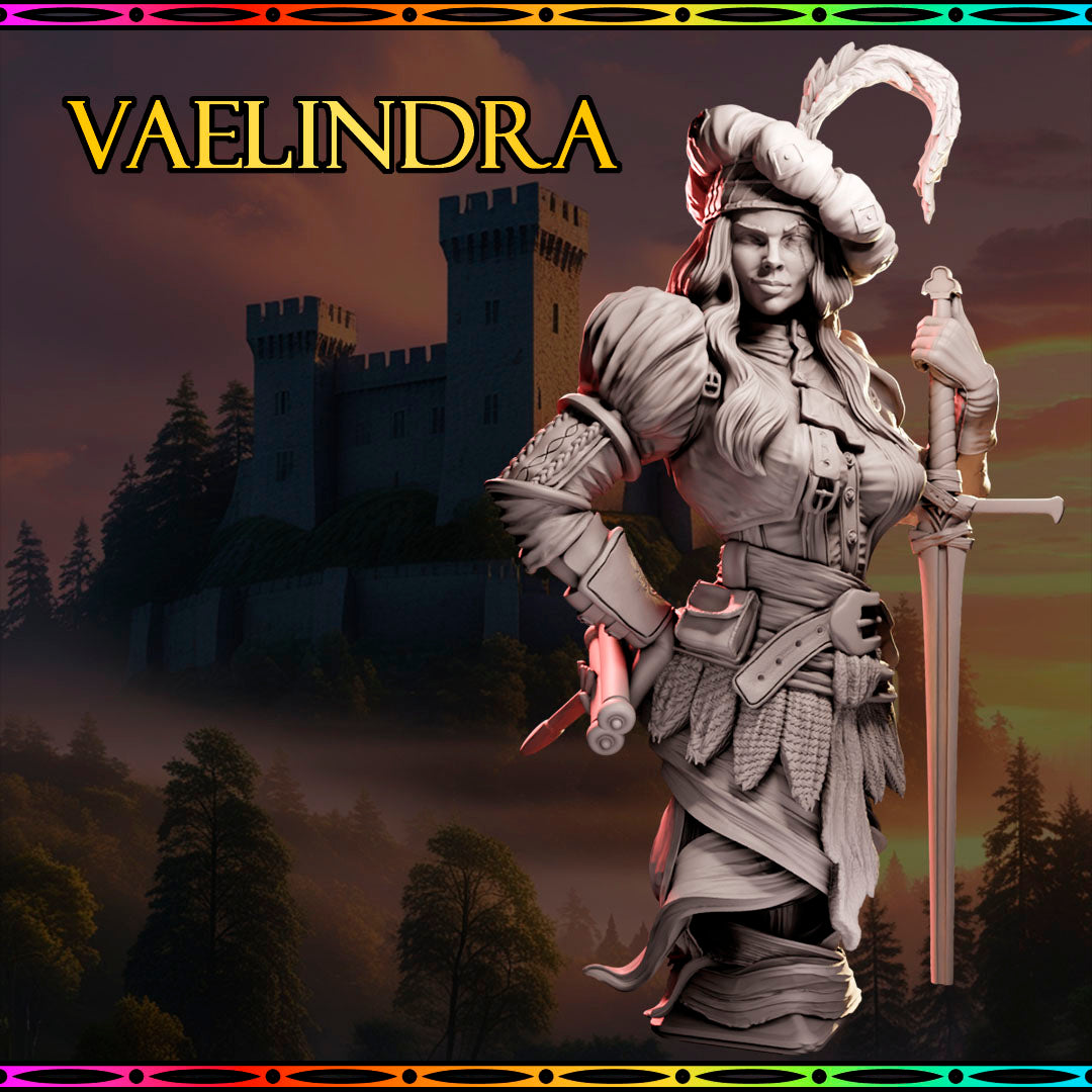 Vaelindra — Ladies of the Arcane (Black Bird Miniatures)