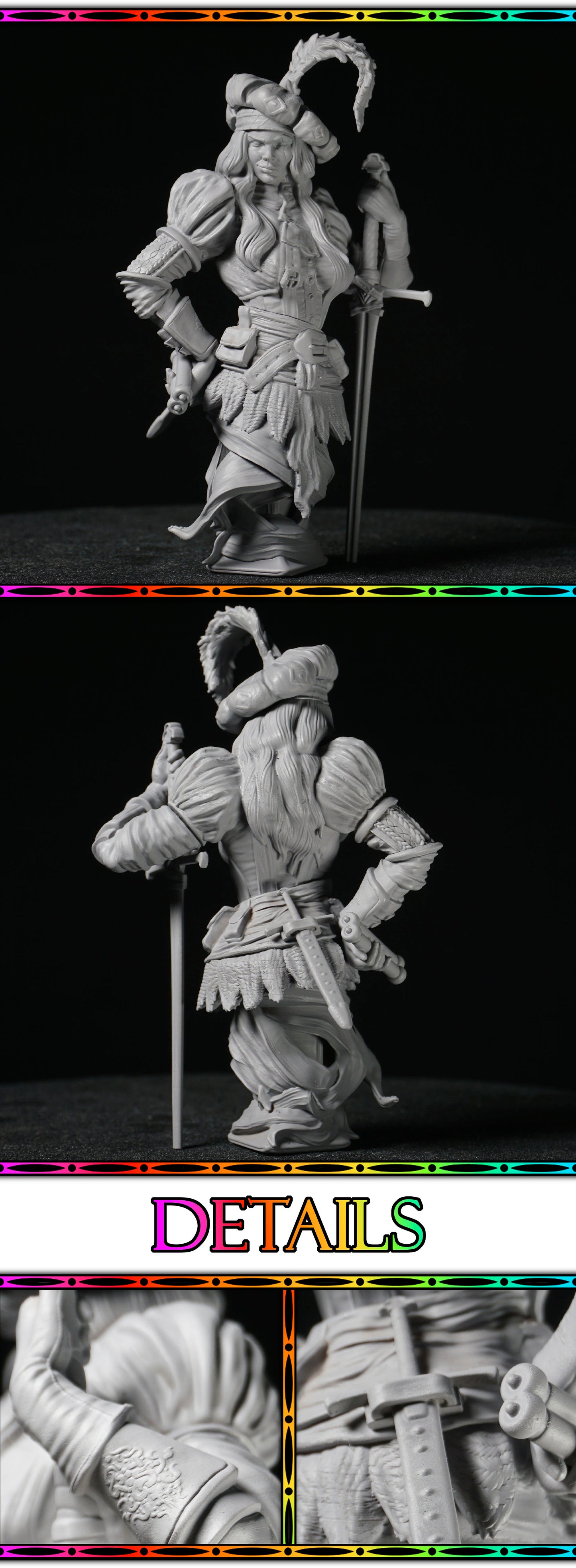 Vaelindra — Ladies of the Arcane (Black Bird Miniatures)