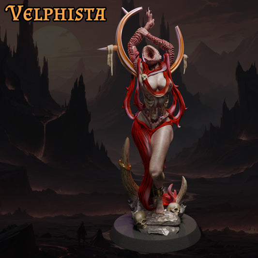 Velphista – painted dark fantasy miniature 75mm scale by Black Bird Miniatures