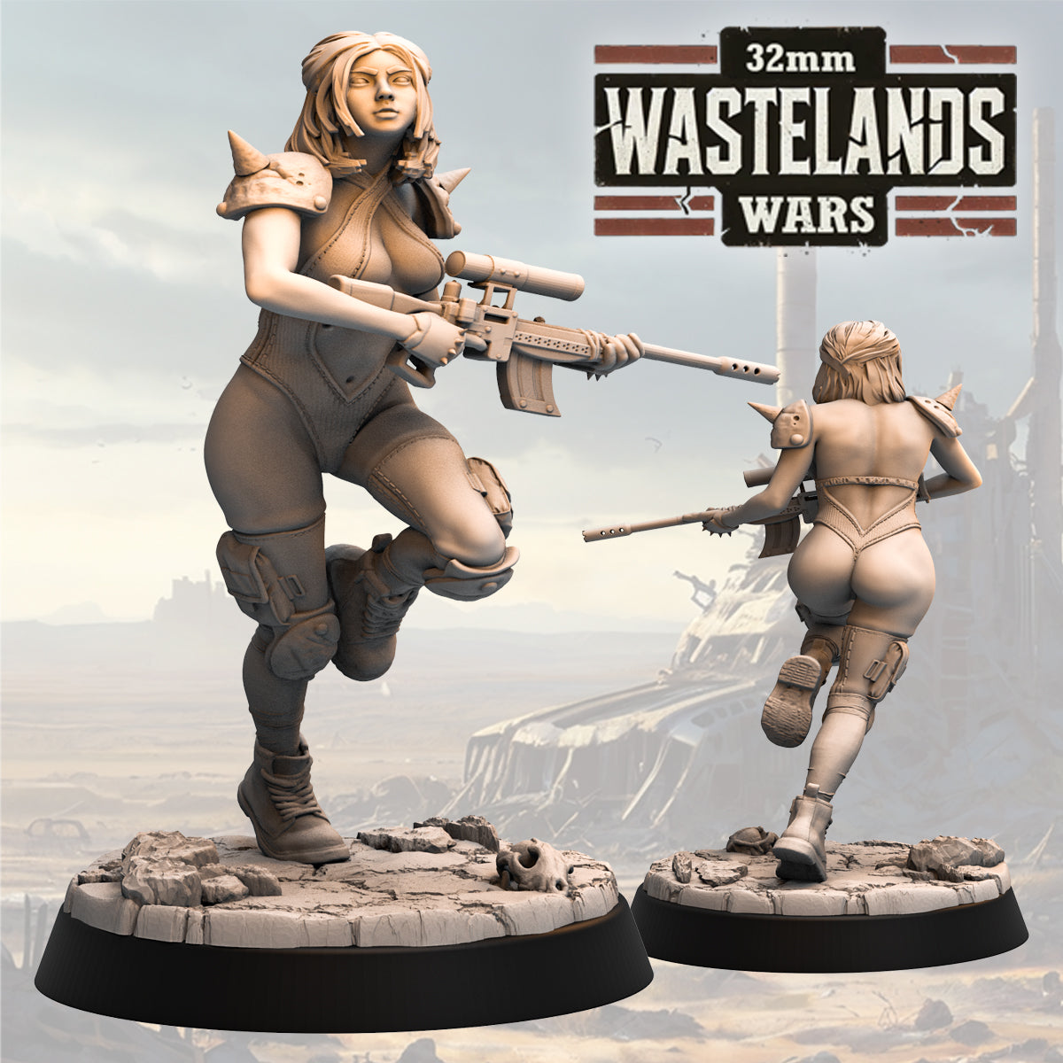 Vixen Hale: Präzisionsschützin der Ödlande – Wasteland Wars | Haito | 32mm & 36mm