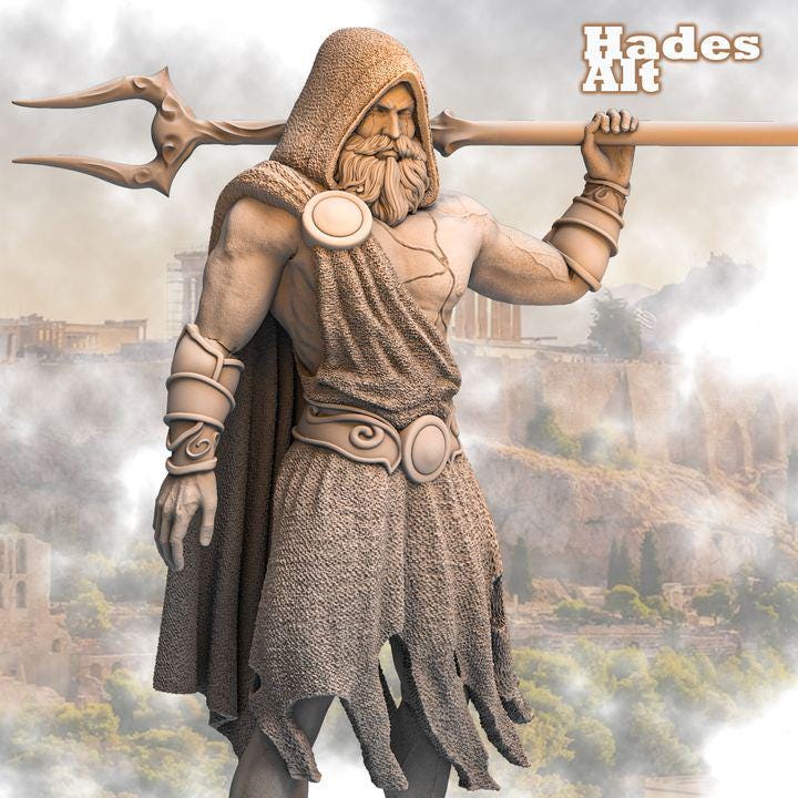 Figurka Hades od Haito – widok z przodu, skala 180 mm