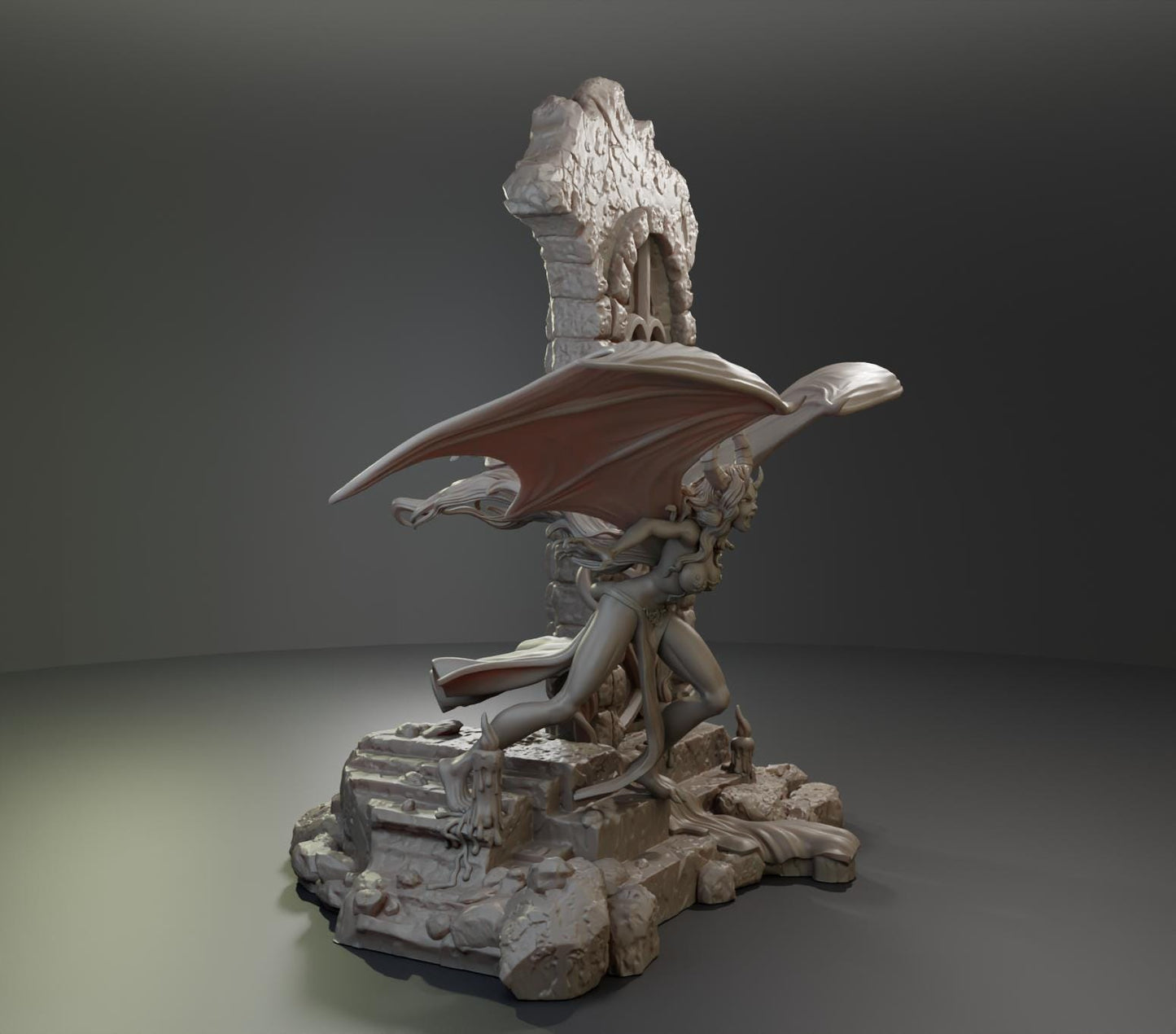 Succubus – dark fantasy figurka 3D z kolekcji Monstrous Beauty