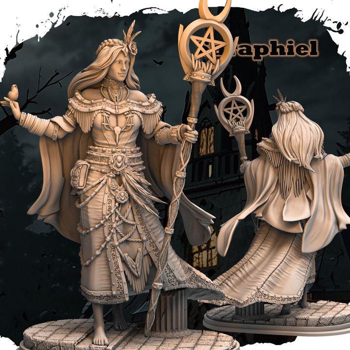 Figurka Aphiel od Haito – widok z przodu, skala 180 mm