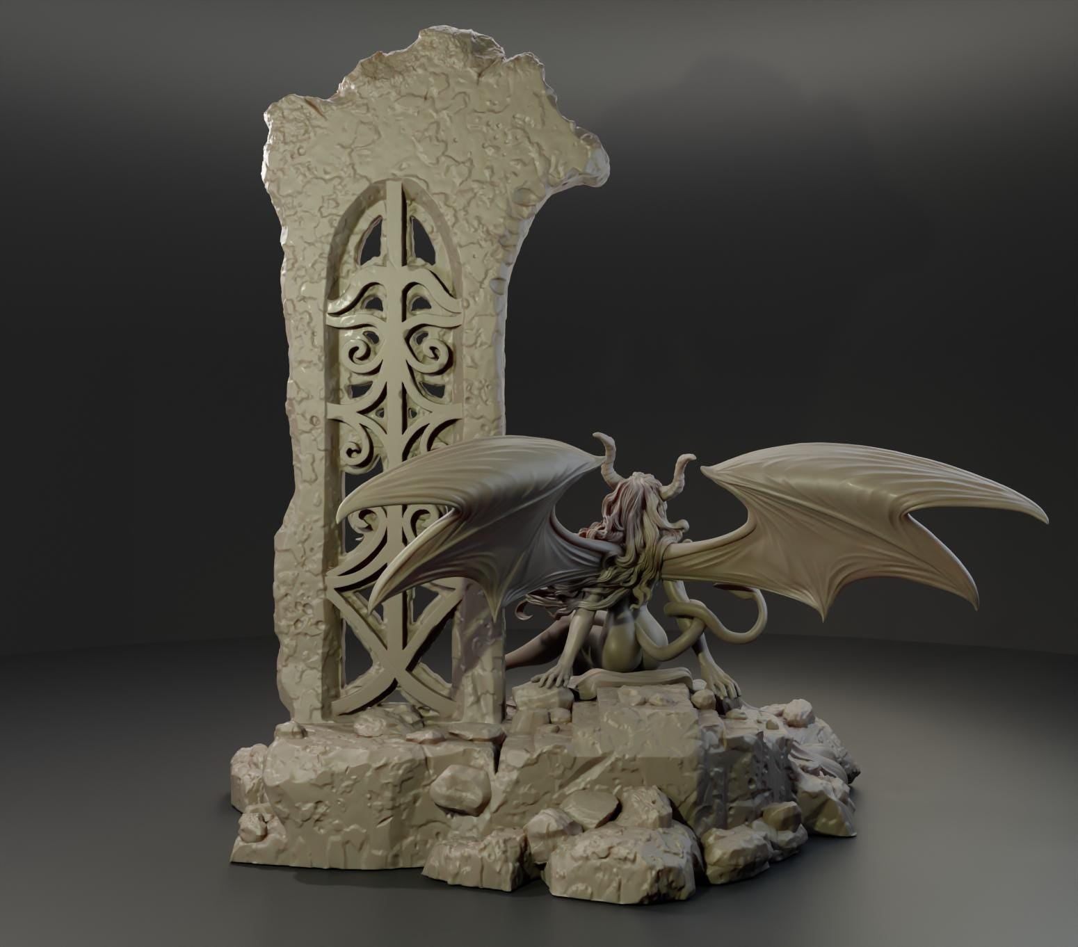 Succubus – dark fantasy figurka 3D z kolekcji Monstrous Beauty