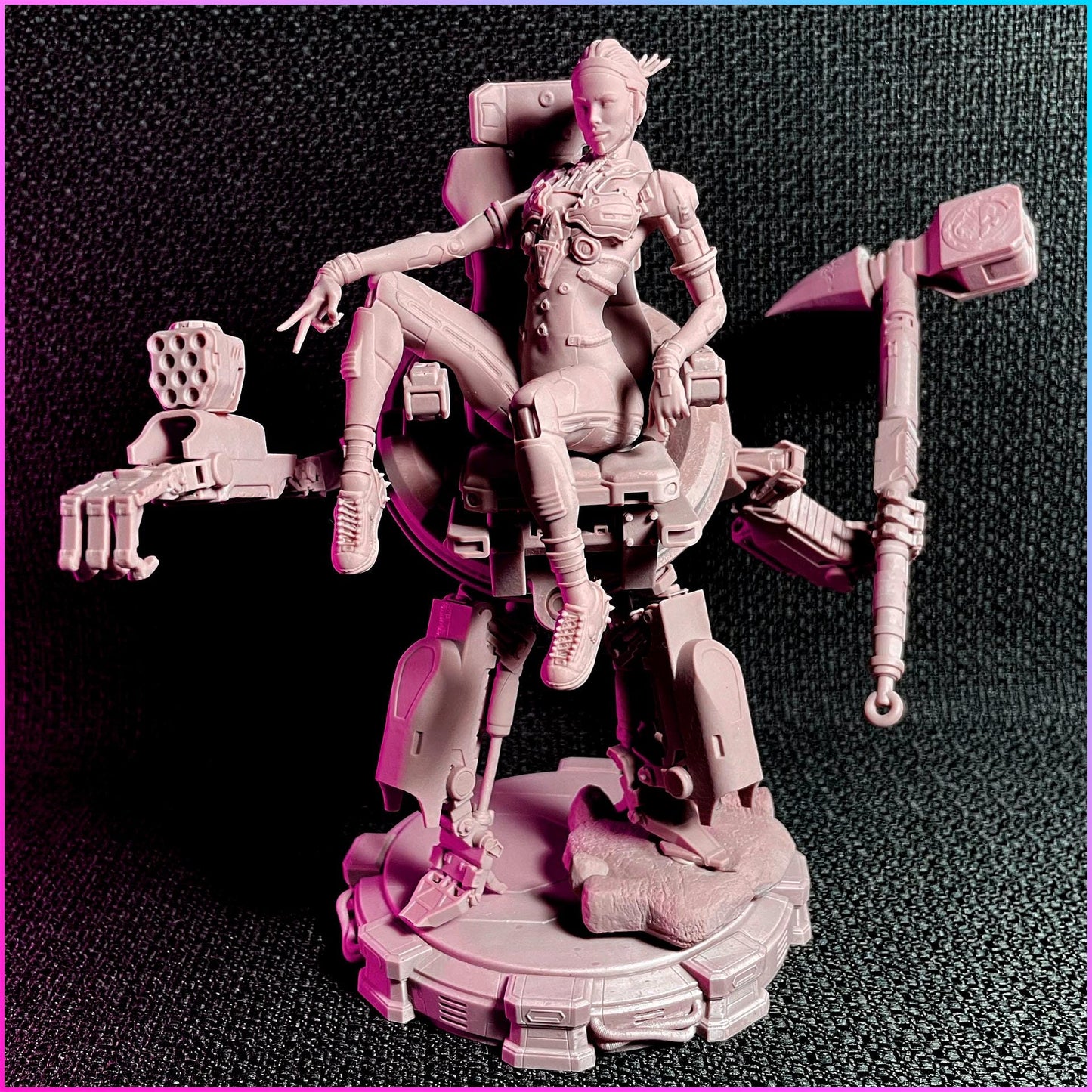 Omega Cabler figurka 32mm – Ladies of the 2133, Black Bird Miniatures