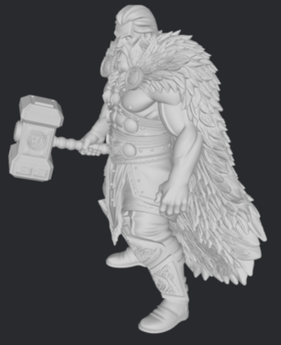 Thor figurka 3DFactory Valhalla Clash – Norse Legends