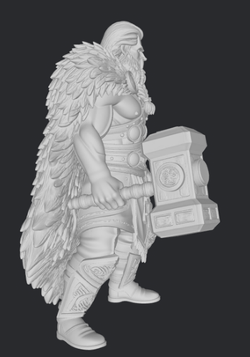 Thor figurka 3DFactory Valhalla Clash – Norse Legends