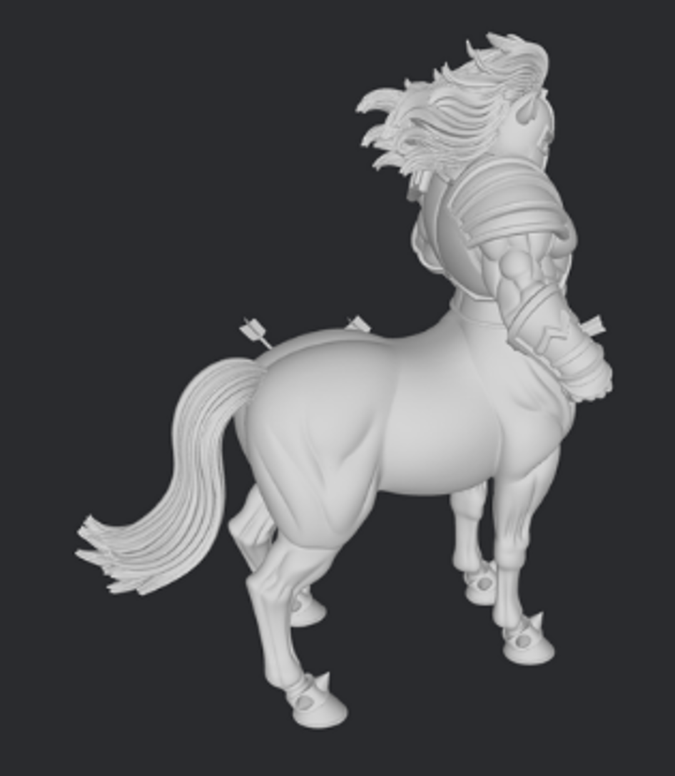 Centaur z serii Olympus Clash: Anime Edition od 3DFactory – potężna figurka żywiczna 32mm / 75mm / 120mm inspirowana mitologią. Idealna do malowania.