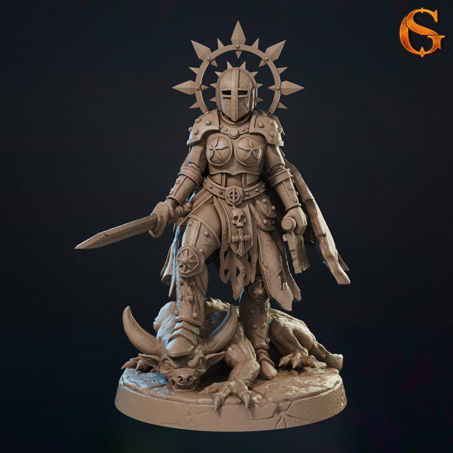 Valkyric Nuns - Alchemical Satrapy Figurine Set | Solgood | 32mm 16K Print