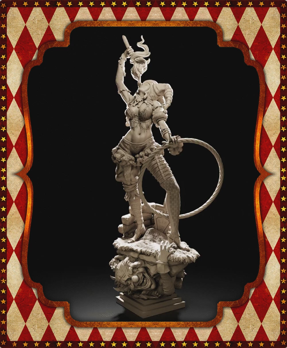 Stella – surowa wersja figurki z obręczą i pochodnią, Black Bird Miniatures