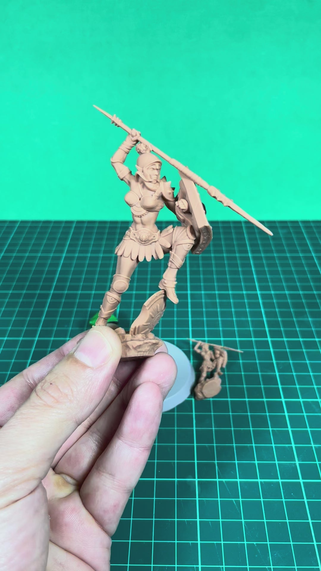 Cassia – female warrior resin model 32 mm / 75 mm from Ladies of the Dark Age