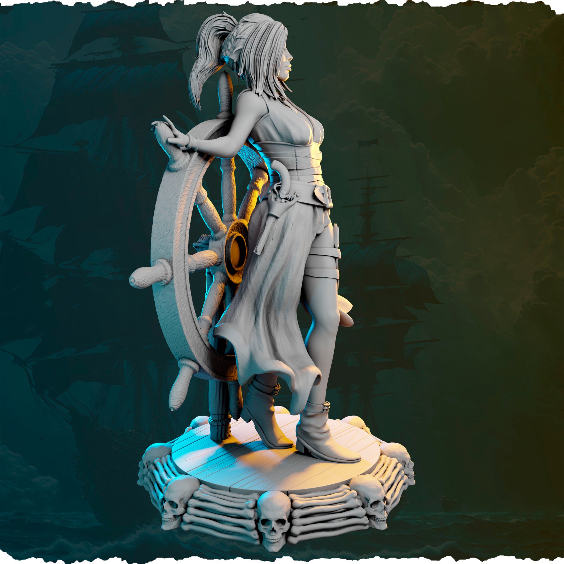 Figurki pirackie 32 mm i 75 mm z kolekcji Ladies of the Sea Pirates