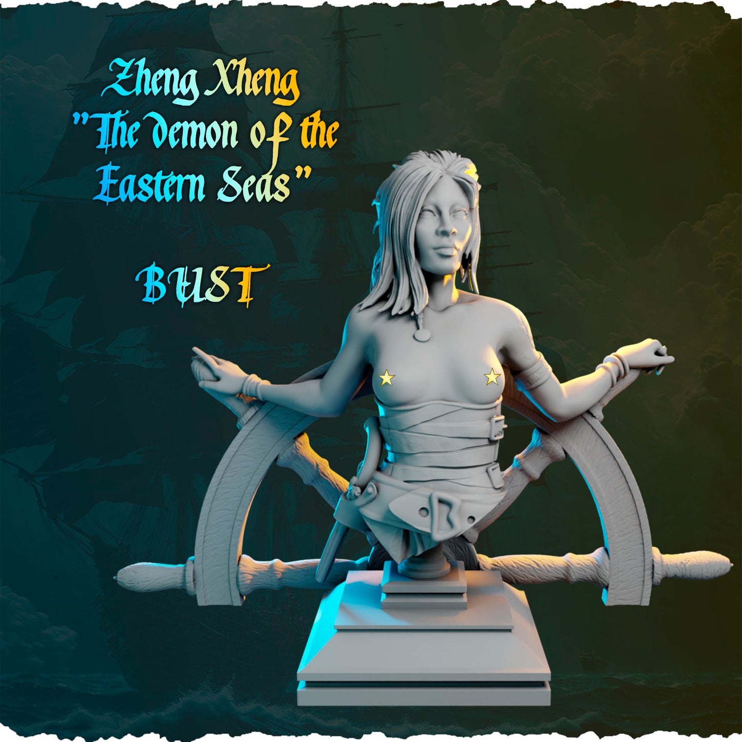 Figurki pirackie 32 mm i 75 mm z kolekcji Ladies of the Sea Pirates