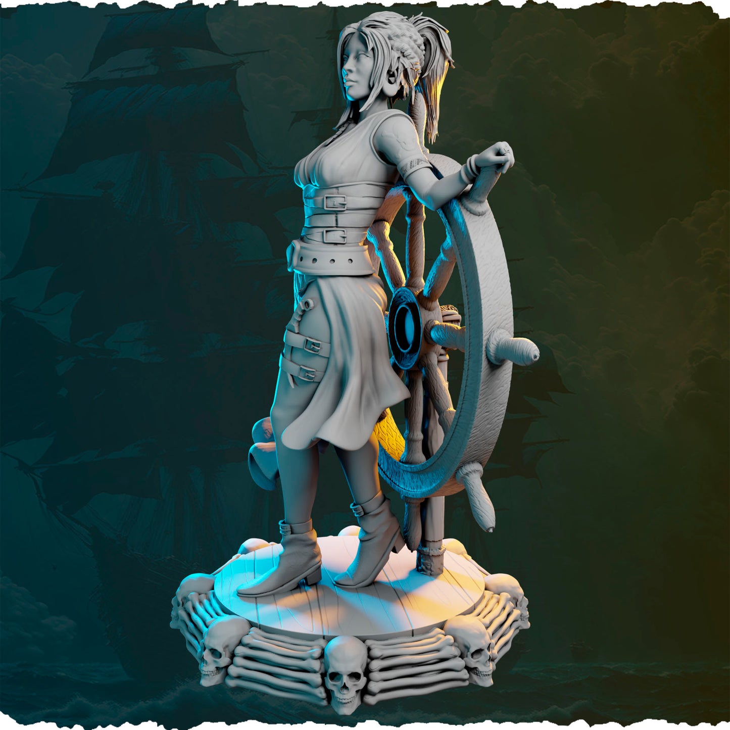 Figurki pirackie 32 mm i 75 mm z kolekcji Ladies of the Sea Pirates