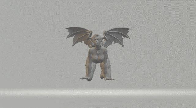 Thymera MJ 3D resin model