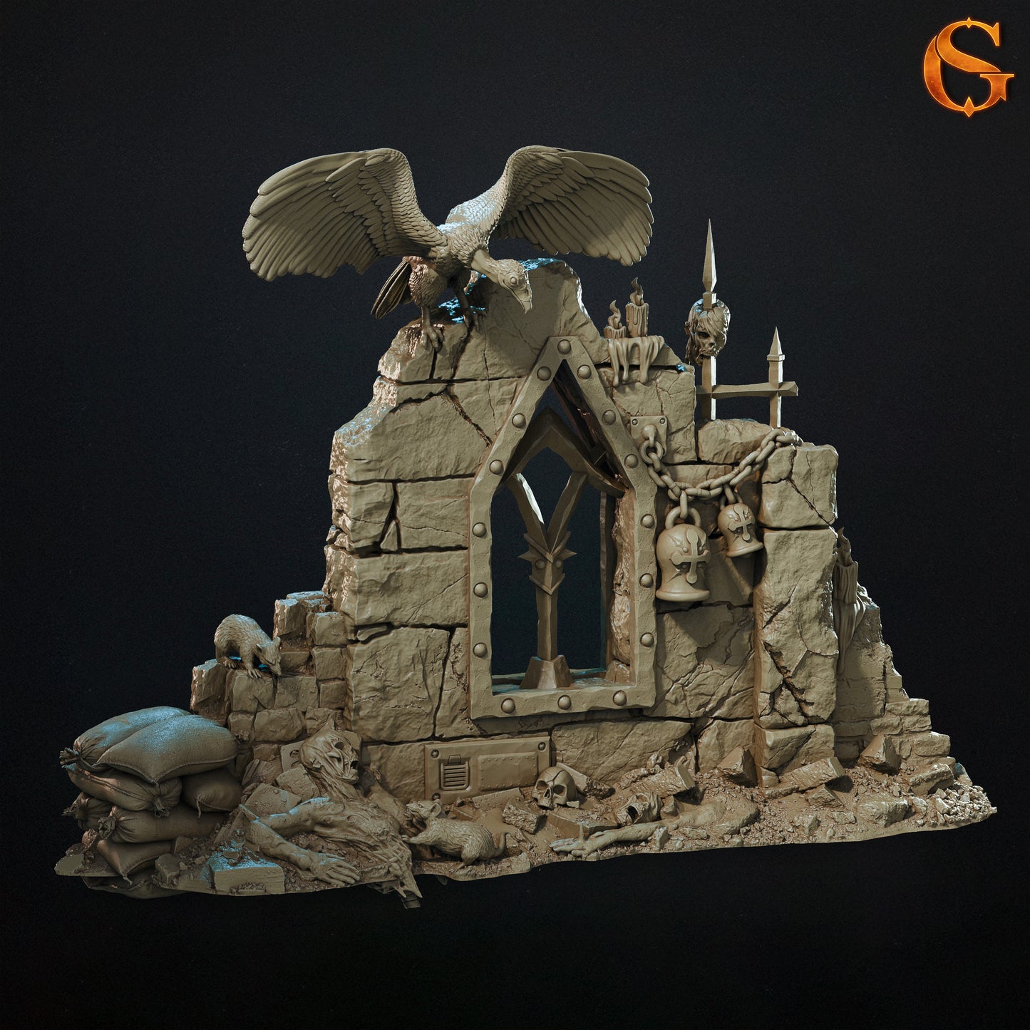 Grimdark Terrain – pełna kolekcja terenów do Trench Crusade