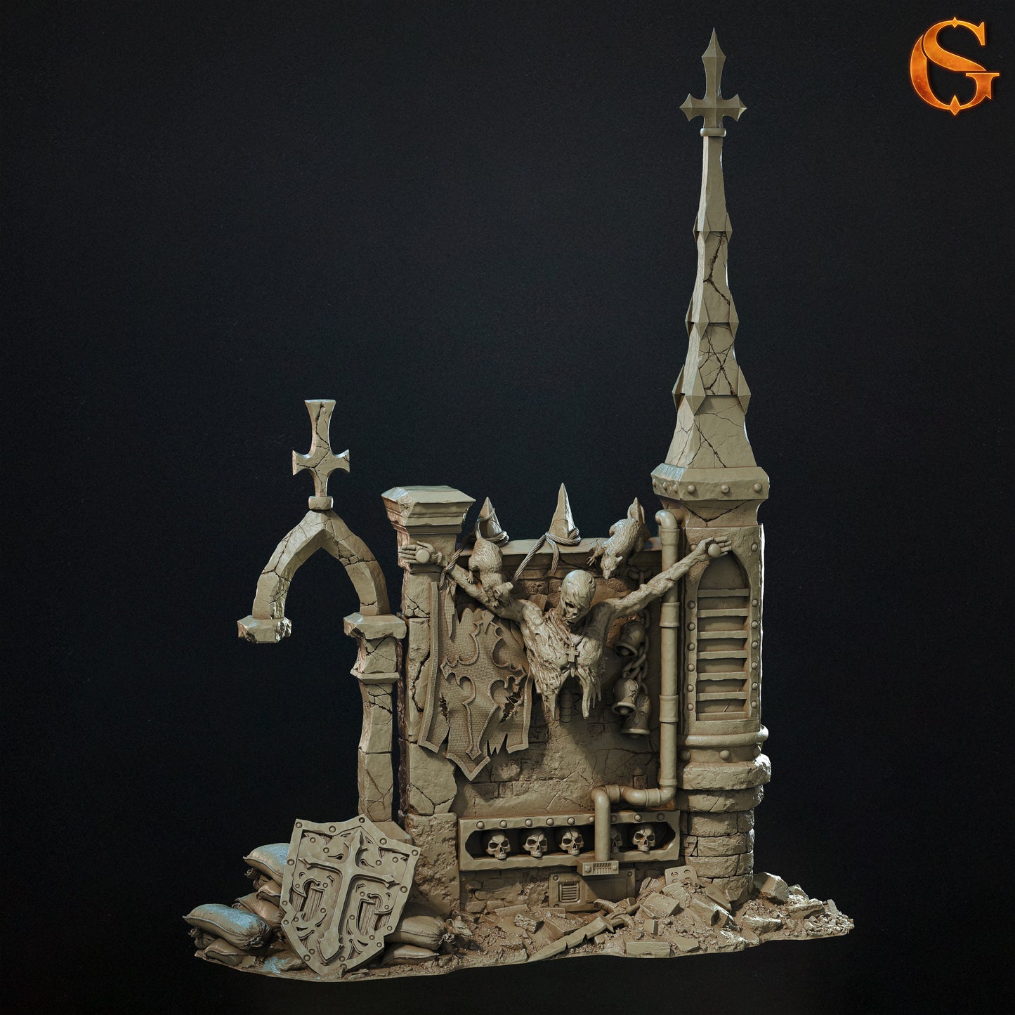 Grimdark Terrain – pełna kolekcja terenów do Trench Crusade