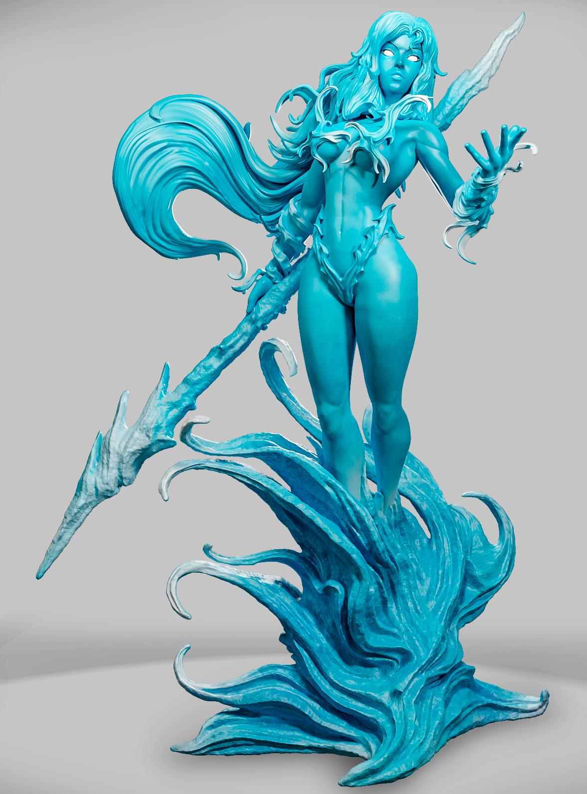 Nerida, wydruk żywiczny Amra 3D Art.