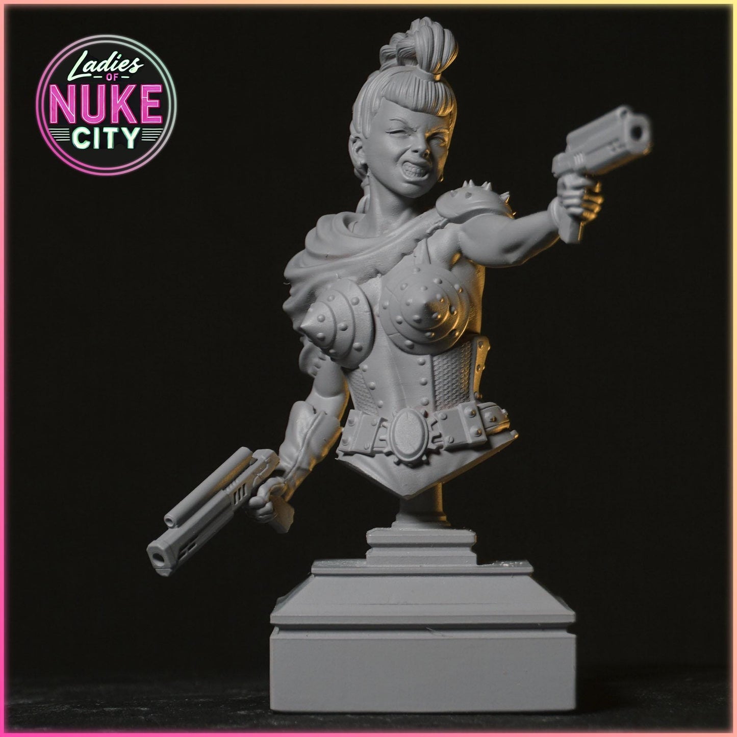 Morrigan Shot figurka żywiczna – Nuke City Ladies – Black Bird Miniatures