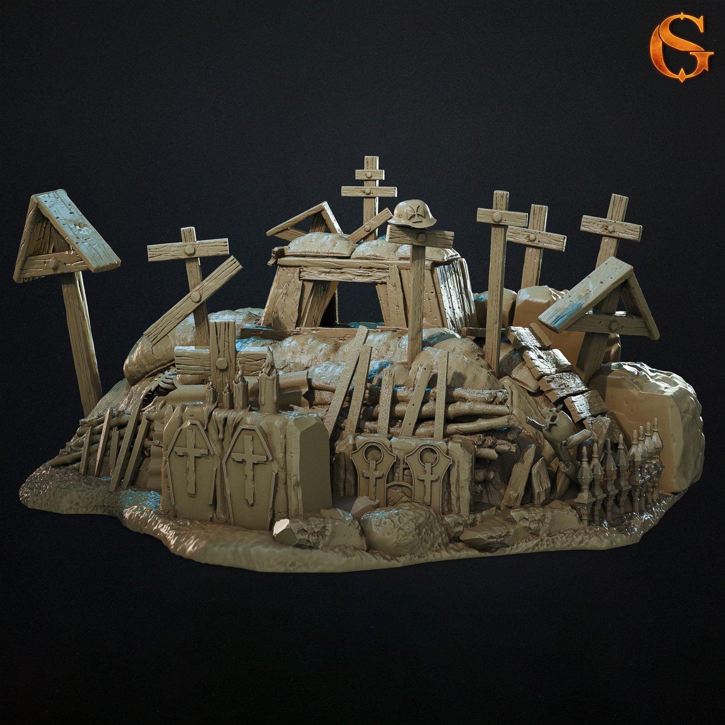 Grimdark Terrain – pełna kolekcja terenów do Trench Crusade