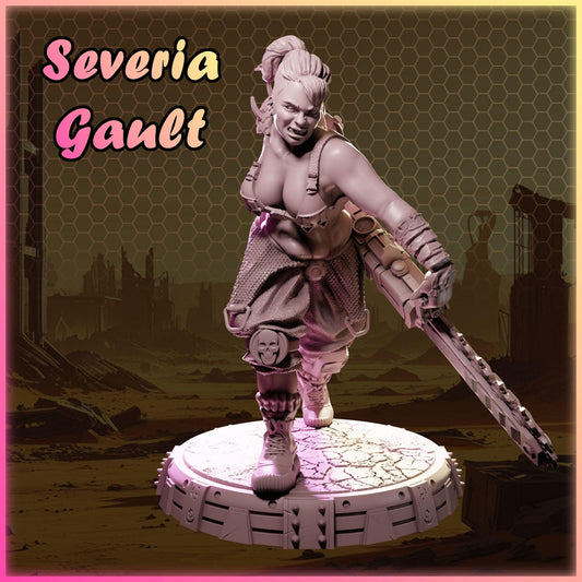 Severia Gault figurka żywiczna – Nuke City Ladies – Black Bird Miniatures