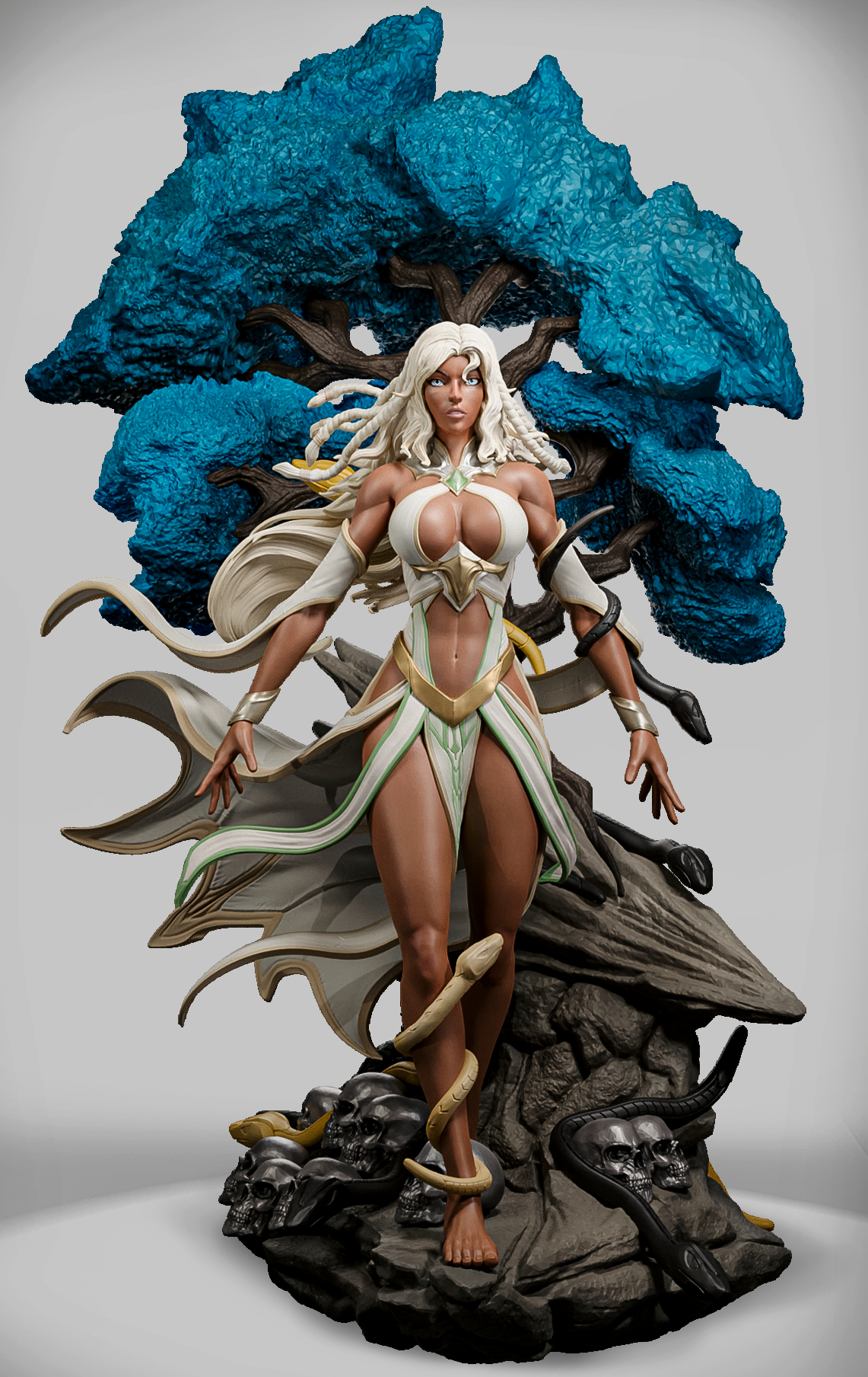 Strażniczka Pradawnego Drzewa – figurka fantasy – 32 mm / 75 mm