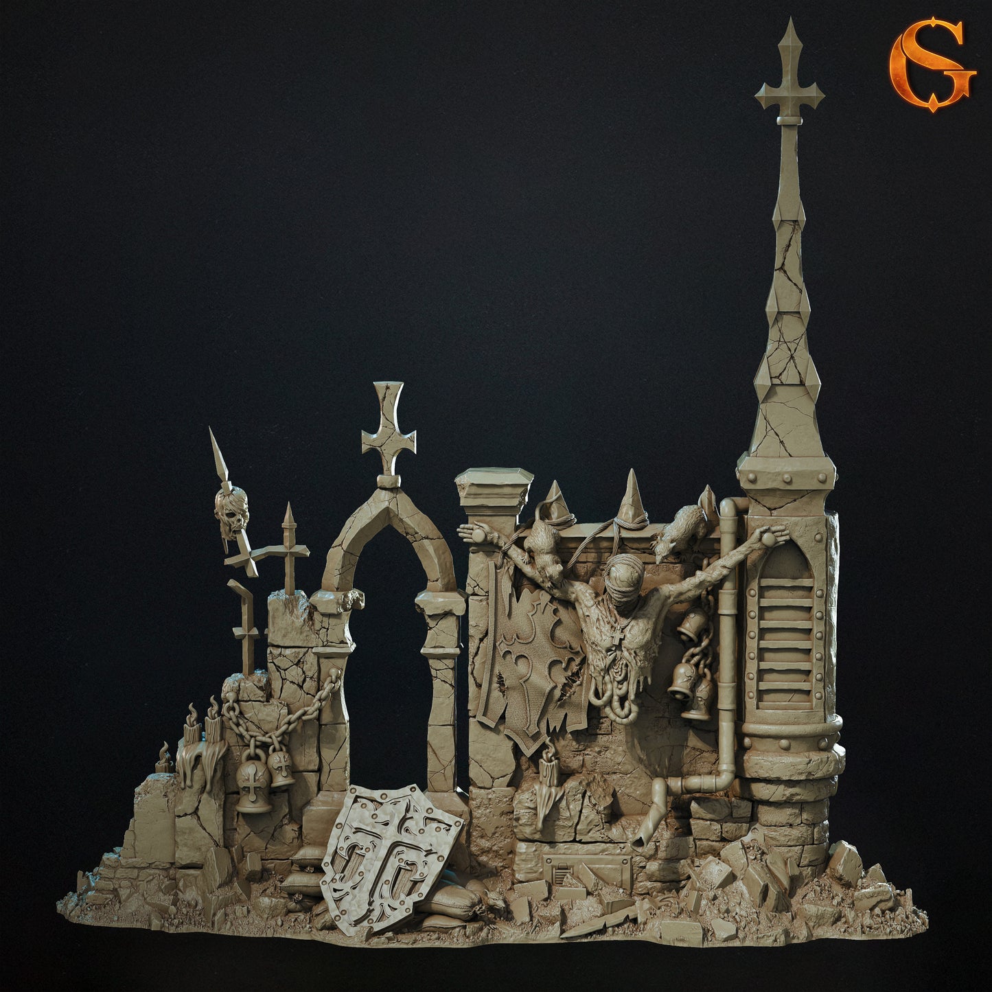 Grimdark Terrain – pełna kolekcja terenów do Trench Crusade