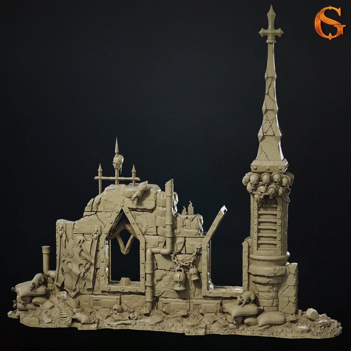 Grimdark Terrain – pełna kolekcja terenów do Trench Crusade