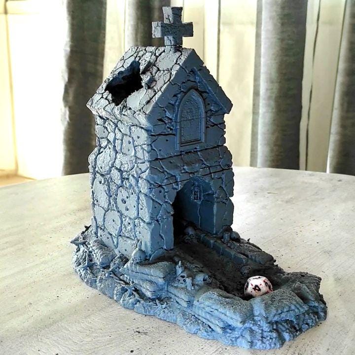Sanctum Bunker – Dice Tower do gier bitewnych Trench Crusade 28-32mm | SafeHold