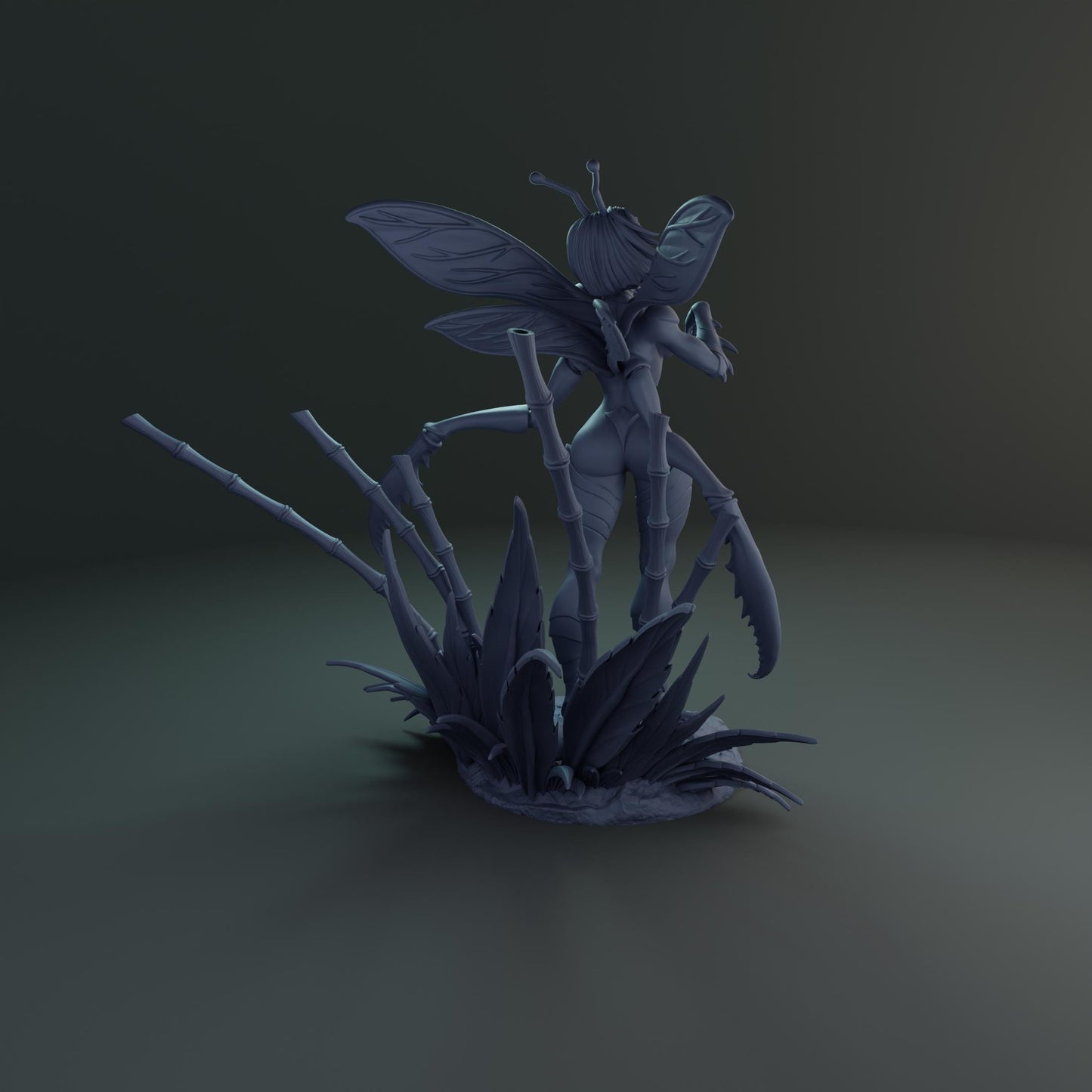 Hiereia Mantis – figurka dark fantasy 3D od Mythologic Arts