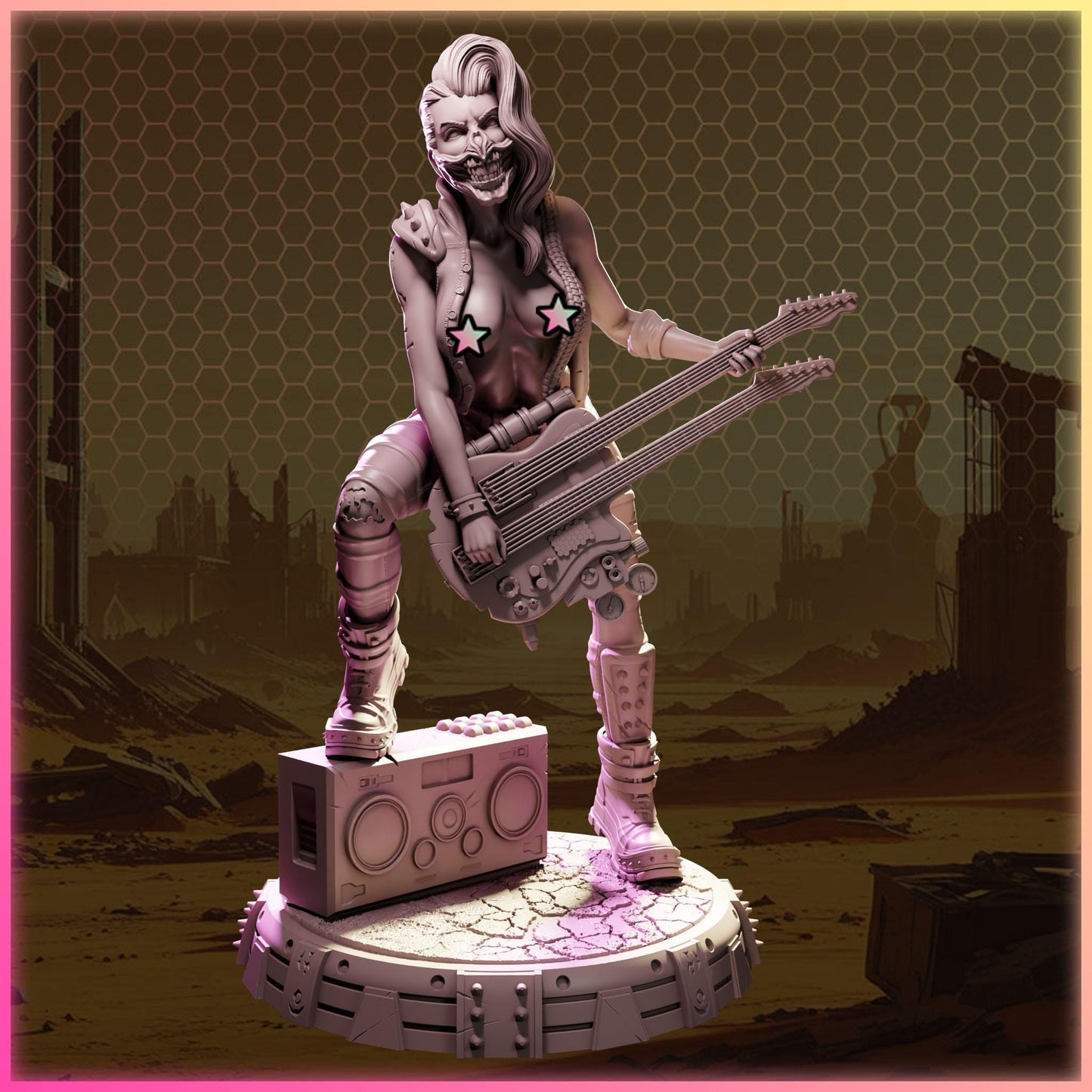 Aria Slash figurka żywiczna – Nuke City Ladies – Black Bird Miniatures